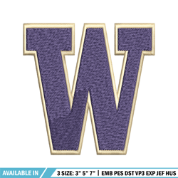 washington huskies embroidery design, washington huskies embroidery, logo sport, sport embroidery, ncaa embroidery.