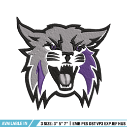 weber state wildcats embroidery design, weber state wildcats embroidery, logo sport, sport embroidery, ncaa embroidery.