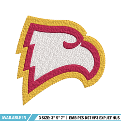 winthrop eagles embroidery design, winthrop eagles embroidery, logo sport, sport embroidery, ncaa embroidery.