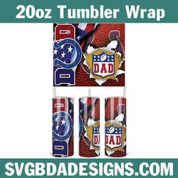 dad indianapolis colts football tumbler wrap, nfl 20oz tumbler wrap, father football template wrap, colts football