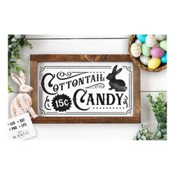 cottontail candy svg, easter svg,  cottontail farms svg, easter bunny svg, vintage easter svg