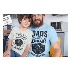 proud owner of a bearded daddy svg, dads with beards are cooler svg, father's day svg, funny dad svg, birthday dad svg,