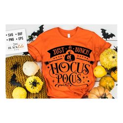just a bunch of hocus pocus svg, halloween svg, happy halloween svg, witch svg