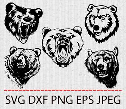 bear svg,png,eps cameo cricut design template stencil vinyl decal tshirt transfer iron on