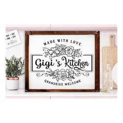 gigi's kitchen svg, grandma's kitchen svg, kitchen svg, funny kitchen svg, cooking funny svg - mary sublimation