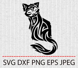 cat svg,png,eps cameo cricut design template stencil vinyl decal tshirt transfer iron on