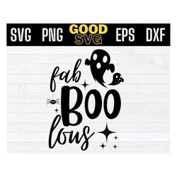 FabBooLous SVG, Funny Ghost Svg, Halloween Svg, Halloween Shirt Design, Ghost Silhouette, Halloween Shirt Svg, Leopard P