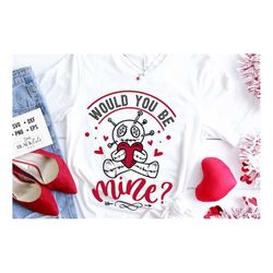 would you be mine svg,  anti valentine's day svg, funny valentine shirt svg, love svg