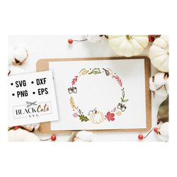 autumn round frame svg, autumn svg, fall svg, autumn svg design, autumn frame