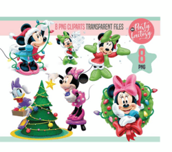 minnie mouse 8 png christmas clip