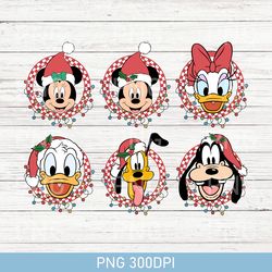 retro mickey and friend christmas png, disney ears christmas png, disney christmas png, disney trip png, disney family