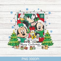 mickey and friend christmas png, disney family christmas, disney xmas png, the most magical place on earth png, gift png