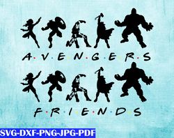 avenger team svg, bundles avenger svg, png,dxf, pdf, jpg...