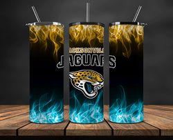 jaguars tumbler wrap , tumbler 20oz with fire effect 16