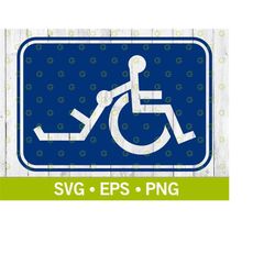 wheel chair dragging stickman decal svg, funny svg, handicap sign svg, stickmen svg, humour svg, car decal svg, svg, png