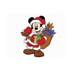 mouse christmas santa svg png, magic castle christmas, christmas squad svg, mickey christmas svg, holiday png files for