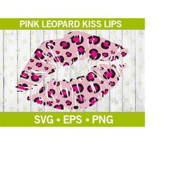 fashion pink leopard kissing lips svg, kiss lips svg, fashion lips svg, designer lips svg, lips svg, sublimation lips sv