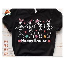 happy easter svg, dancing skeleton easter svg, funny easter svg, easter bunny svg, bunny svg, rabbit svg, happy easter p