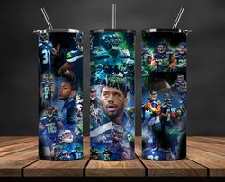 seahawks sports tumbler, 32 team football tumbler png design, nfl tumbler wrap 31