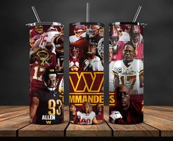 washington sports tumbler, 32 team football tumbler png design, nfl tumbler wrap 34