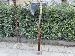 god of war - kratos leviathan axe, scandinavian axe, norse axe, battle axe, celtic axe, war axe, gift for him