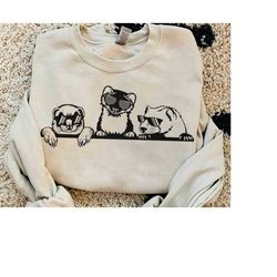 funny ferrets with glasses sketch shirt, farm lover tee, cute animals unisex tshirt, ferrets meme trending family gift a