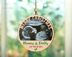 baby arriving 2024 suncatcher ornament, mom and dad to be gift, baby shower gift, baby announcement,