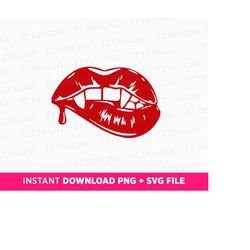 vampire lips svg, halloween vampire teeth svg, spooky vibes svg, halloween teeth svg, dripping lips svg, png svg files f