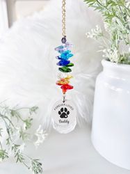 pet memorial gift , pet memorial , sympathy gift , suncatcher memorial gift , personalized pet memor