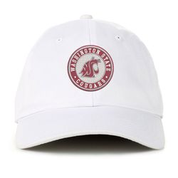 ncaa washington state cougars embroidered baseball cap, ncaa logo embroidered hat, washington state football team