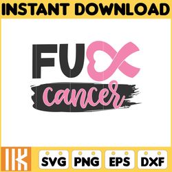breast cancer svg, fuck cancer svg, cancer awareness, instant download, ribbon svg