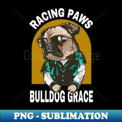 lewis hamilton - racing paws and bulldog grace - aesthetic sublimation digital file - perfect for personalization