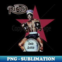 emile griffith boxer - png transparent sublimation file - unleash your inner rebellion