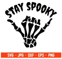 stay spooky svg halloween svg spooky season svg trick or treat svg cricut silhouette vector cut file