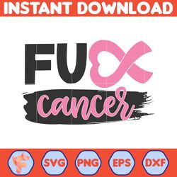 breast cancer svg, fuck cancer svg, cancer svg, cancer awareness, ribbon svg