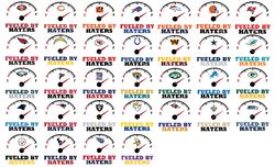 32 nfl teams-layered digital downloads for cricut, silhouette etc.. svg| eps| dxf| png| files