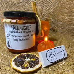 a special gesture for your best friend: friendship ritual candles - illuminate friendship