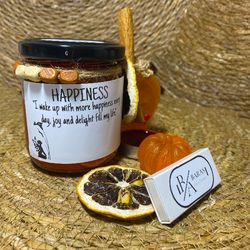 smile every day,take a step towards happiness: happiness ritual candles
