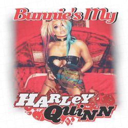 bunniexo harley quinn sublimation dtf digital png