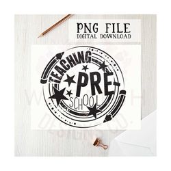 teacher png file | sublimation design | back to school | printable design | digital download | school clipart | pre-scho