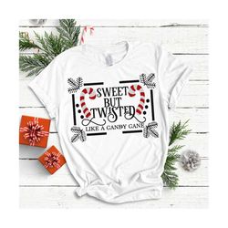 sweet but twisted svg - christmas svg - svg dxf eps png jpg digital file for commercial and personal use - candy cane sv