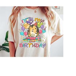 cute guinea pig custom presents it's my birthday unisex t-shirt, funny guinea pig lover matching tee, gift for birthday