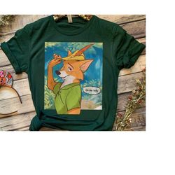 disney funny robin hood oo de lally portrait retro shirt, magic kingdom holiday unisex t-shirt family birthday gift adul