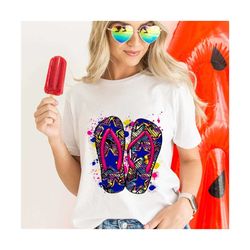 flip flops png file for sublimation, sublimation designs, t-shirt designs, digital downloads, summer png, png files, sum