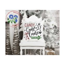 christmas svg candy cane lane - svg dxf eps png jpg digital file for commercial and personal use - christmas t-shirts -