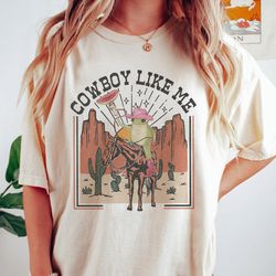 you're a cowboy like me shirt, cowboy frog shirt, cowboy like me shirt, western cowgirl, evermore merch shirt, cowboy sh