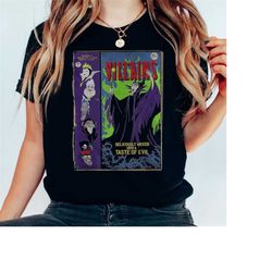 retro disney villains deliciously wicked comic shirt, maleficent, ursula gift unisex t-shirt birthday gift hoodie sweats