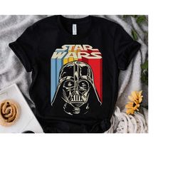 retro vintage star wars darth vader anakin skywalker t-shirt, galaxy's edge trip unisex t-shirt family birthday gift adu