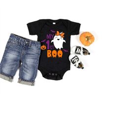 my first halloween shirt, 1st halloween shirt, cute halloween shirt, baby's first halloween shirt, pumpkin baby tee, my