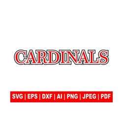 cardinals svg, cardinal svg, cardinal mascot svg, school spirit svg, cardinals t shirt, cardinal png, svg, jpeg, cut fil